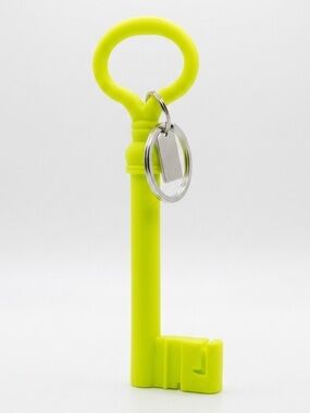 NWT Areaware x Harry Allen Reality Series Italian Church Key Keychain Chartreuse